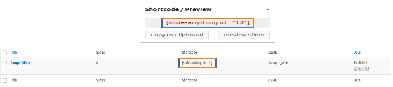 Slide Anything Shortcode
